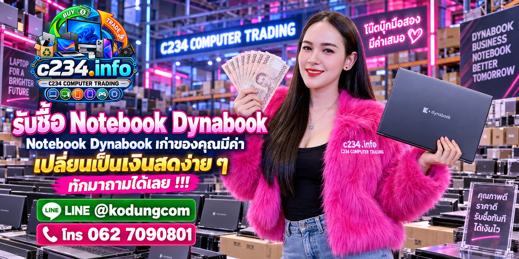 C234 Computer Trading รับซื้อ Notebook HP ให้ราคาดี ไม่กดราคา